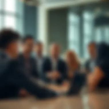 Discussing Investment Opportunities Diverse group of individuals discussing real estate investment opportunities