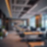 Modern office interior showcasing ergonomic design