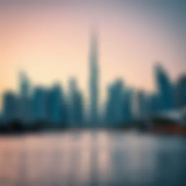 Dubai skyline showcasing modern architecture