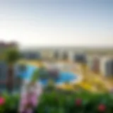 Panoramic view of Oasis Emaar showcasing its lush landscapes and modern architecture