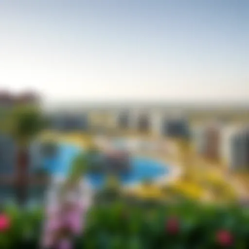 Panoramic view of Oasis Emaar showcasing its lush landscapes and modern architecture