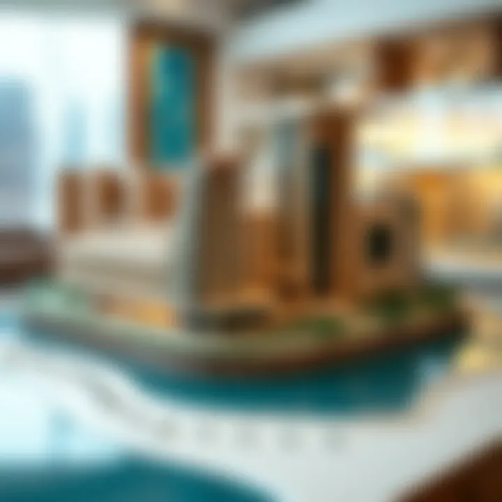 Architectural design model of Palm Deira
