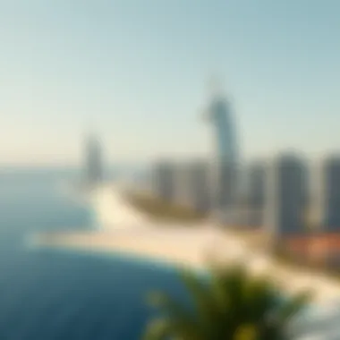 Conceptual artwork representing future vision of Palm Deira
