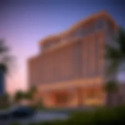 Stunning exterior view of the Paramount Hotel and Residences showcasing its architectural elegance