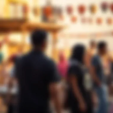 Community gathering during a public holiday