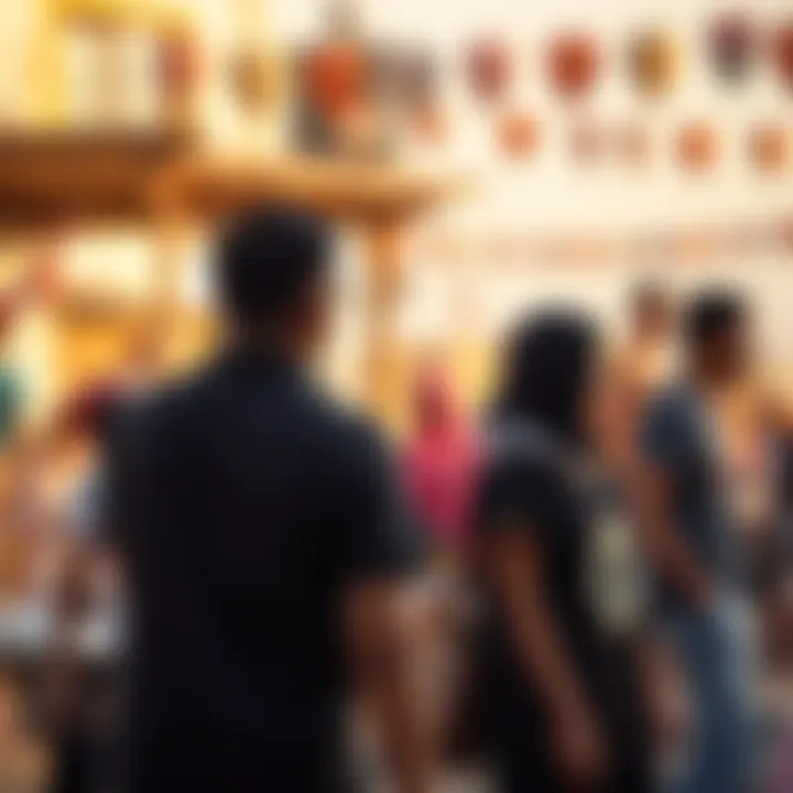 Community gathering during a public holiday