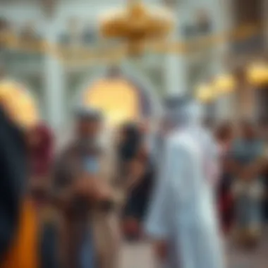 Traditional Emirati cultural event