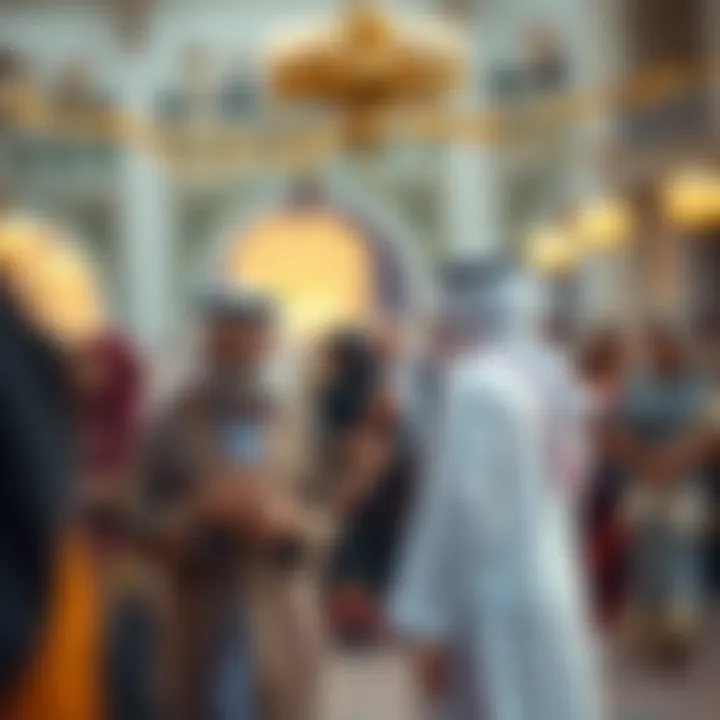 Traditional Emirati cultural event