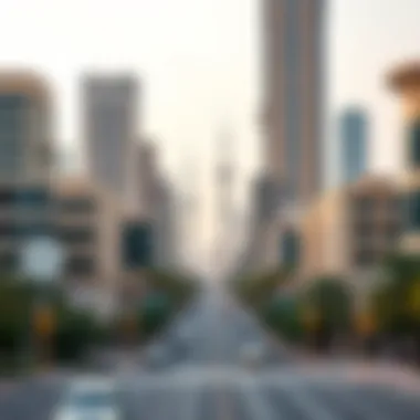 Urban Landscape of Sheikh Zayed Road Surrounding urban landscape of Sheikh Zayed Road