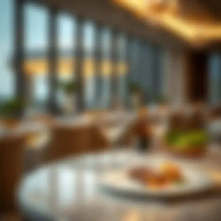 Gourmet dining experience at Sofitel The Palm Apartments
