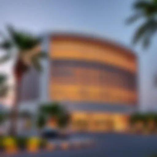 Exterior view of Stadium Point Building showcasing modern architecture