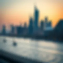 A stunning skyline view of Dubai showcasing iconic architecture