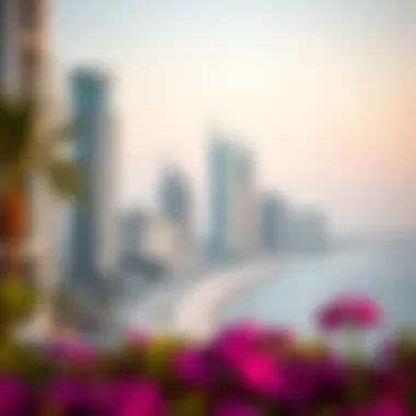 Architectural Excellence of Jumeirah Modern architectural marvels lining the Jumeirah coastline