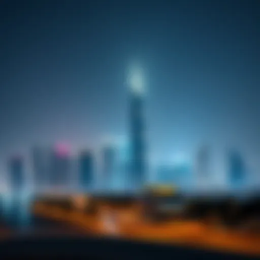 Iconic Azizi Developers skyline in Dubai