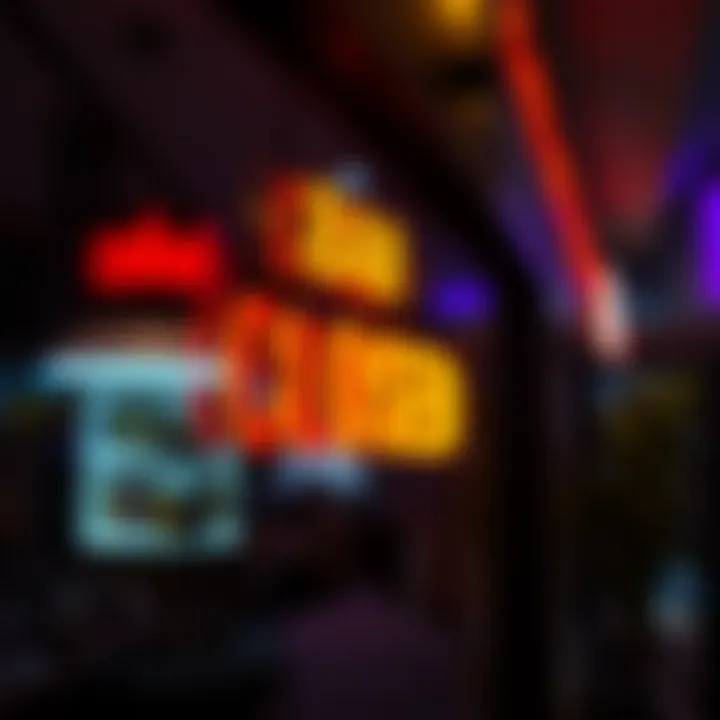 A close-up of a closed bar sign in Dubai