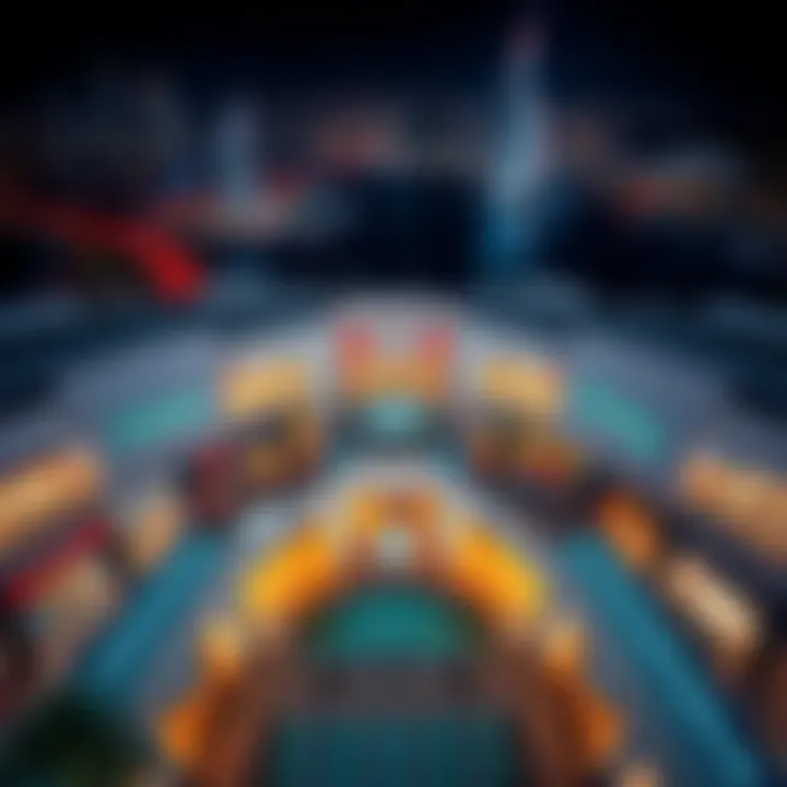 Aerial view of The Dubai Mall showcasing its grand architecture