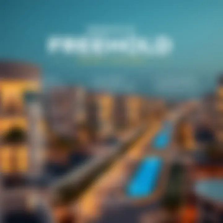 Infographic illustrating the benefits of investing in freehold properties in Dubai