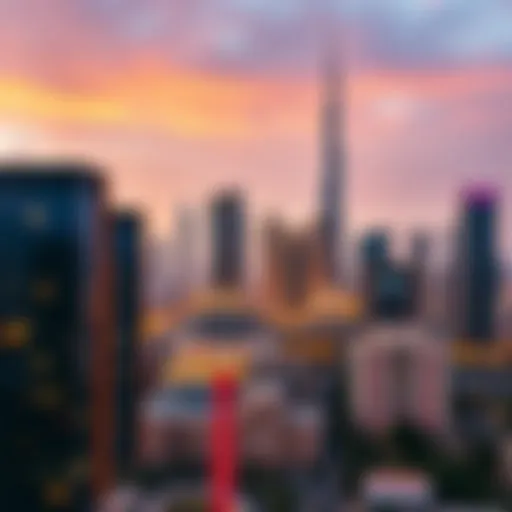 A view of Dubai's skyline emphasizing its vibrant real estate market.