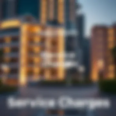 Components of Service Charges Visual representation of service charge components in Dubai properties