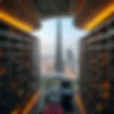 Panoramic view of Burj Khalifa apartments