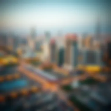 Major Real Estate Areas in Dubai Map of Dubai showcasing major real estate areas