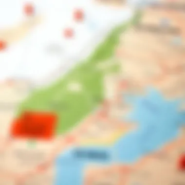 Navigating Dubai's Vibrant Real Estate Development A map highlighting different areas of real estate development in Dubai