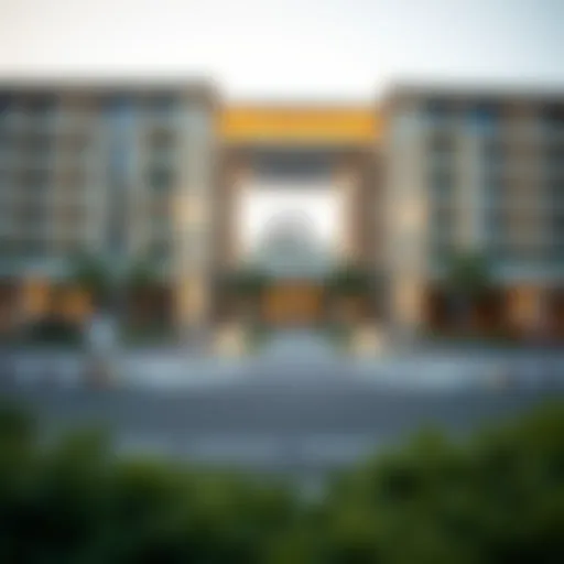 A digital representation of the Trakheesi registration logo in Dubai