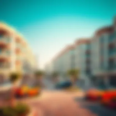 Luxury Residential Properties in Yas Projects Vibrant depiction of luxury residential properties within Yas Projects.